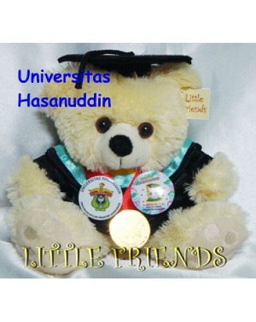 Boneka Wisuda Universitas Hasanuddin - Apoteker (25 cm)